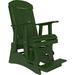 Red Barrel Studio® Outdoor Gliding Polywood Chair Wood in Green | 48.5 H x 30 W x 40.25 D in | Wayfair 075C2D16B1A246B894D18B6E6B250511