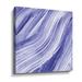 Orren Ellis Sea Waves Abstract Ocean Waters Very Peri III by Irina Sztukowski - Painting on Canvas in Indigo/White | 18 H x 18 W x 2 D in | Wayfair