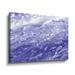 Rosecliff Heights Sea Waves Abstract Waters Purple Blue Watercolor Very Peri III By Irina Sztukowski Gallery Wrapped Canvas in White | Wayfair