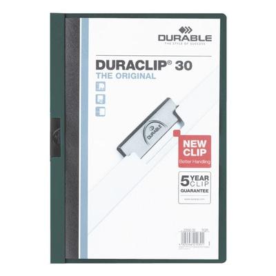 Durable Klemmhefter »Duraclip 30« grün, 22x31 cm