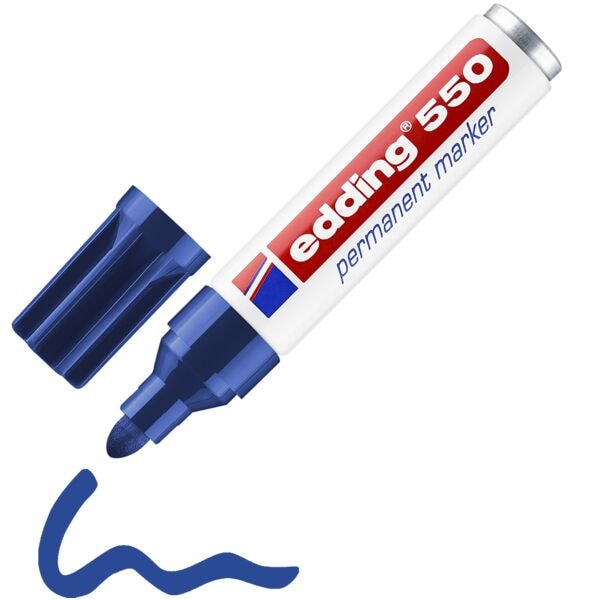 Edding Permanent-Marker »550« blau Image