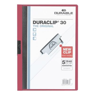 Durable Klemmhefter »Duraclip 30« rot, 22x31 cm