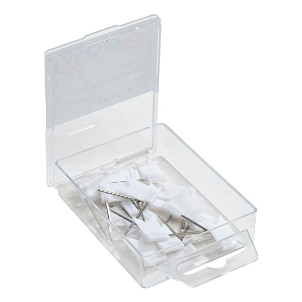 GOWI Office Markierungsfähnchen (18 x 31 mm) weiß Image