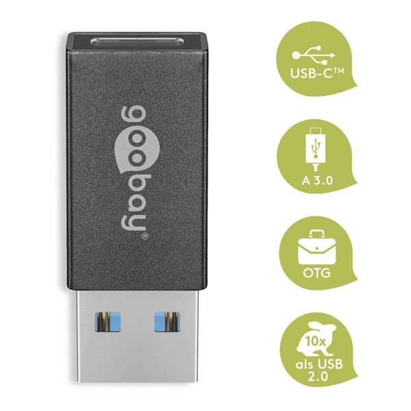 goobay USB-A auf USB-C Adapter Image