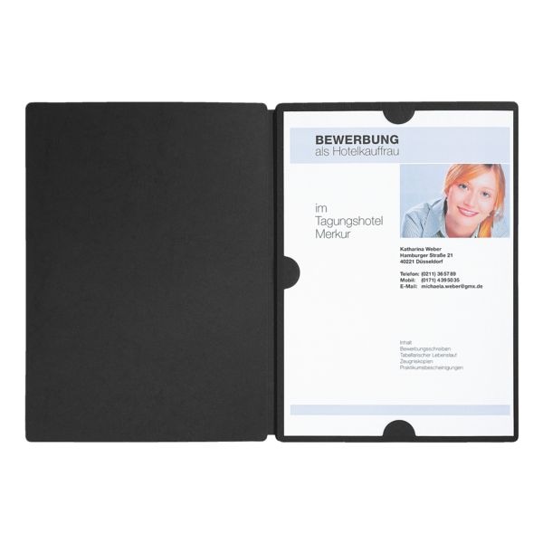 Pagna Bewerbungsmappe »Spirit« schwarz, 22.5x31 cm Image