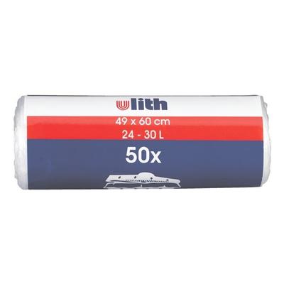Wbv 50 Müllbeutel 30 L transparent transparent, 49x60 cm