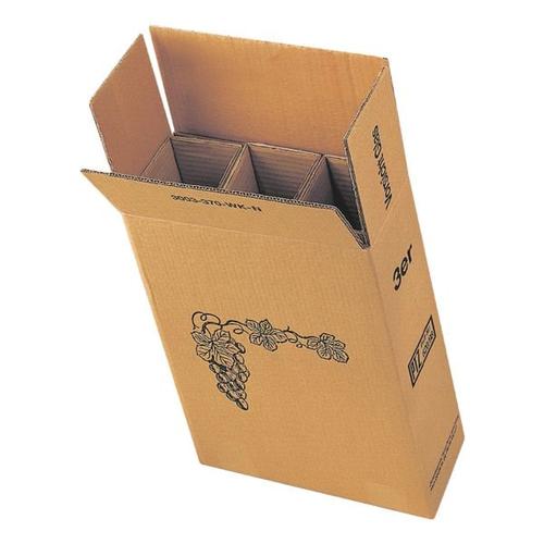 Versandkarton für 3 Flaschen PTZ-Flaschenkarton braun, OTTO Office, 32x42.5x12.5 cm