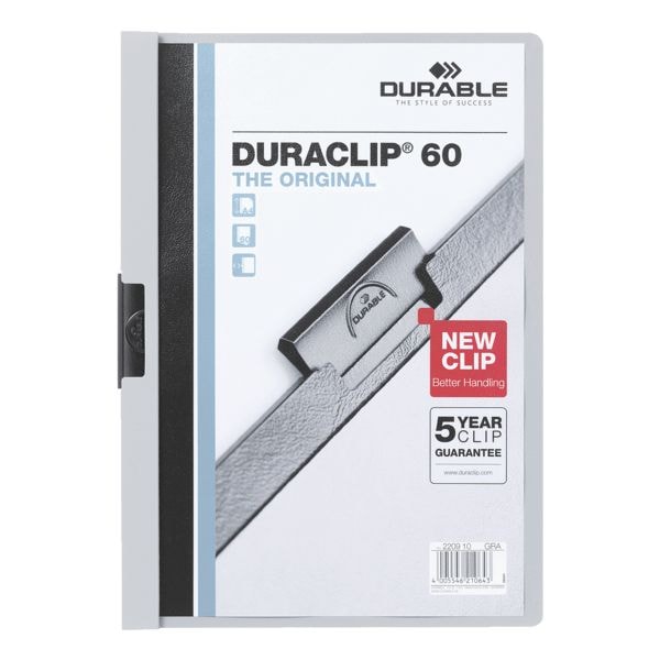 Durable Klemmhefter »Duraclip 60« grau, 22x31 cm Image