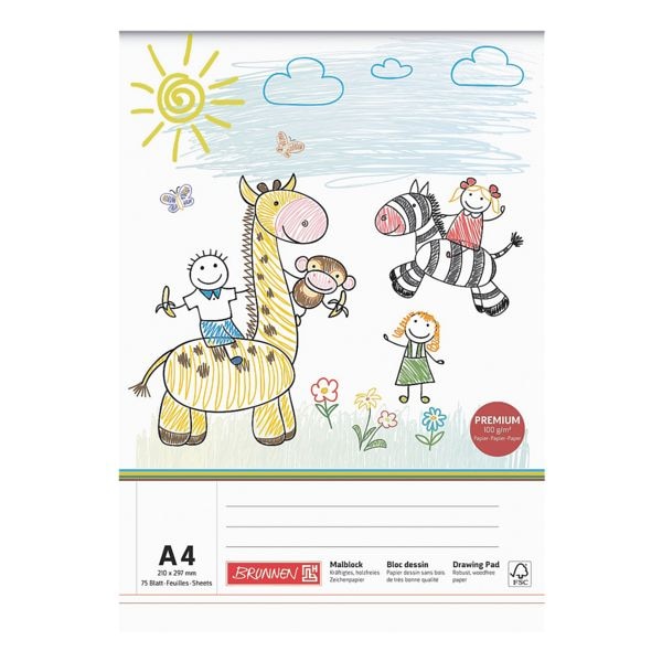 Brunnen Malblock 75 Blatt, 21.3x29.8 cm Image