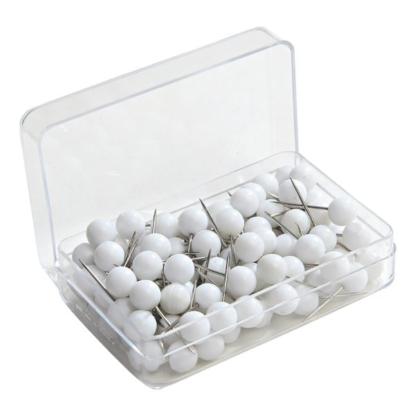 GOWI Office Markierungsnadeln (5 x 16 mm) weiß Image