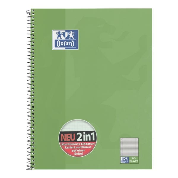 Oxford Collegeblock »KarLi« A4 Sonderlineatur, holzfreies Papier weiß Image