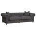 Orient Express Furniture Jaxon 103" Chesterfield Sofa in Gray | 31 H x 103 W x 42 D in | Wayfair Z-S0692