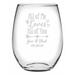 Susquehanna Glass All of Me Loves All of You 21 oz. Stemless Wine Glass Glass | 4.63 H x 3.75 W in | Wayfair WAY-9542-2211-2