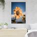 Gracie Oaks Orange Sunflower - 1 Piece Rectangle Graphic Art Print On Wrapped Canvas in White | 36 H x 24 W x 2 D in | Wayfair