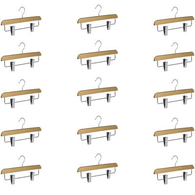 Abs Plastic Trouser Skirt Hangers, Perfect for Skirts, Pants, Slacks, Jeans, and More Set of 5