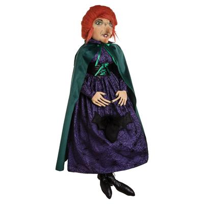 Endora Carnival Witch Joe Spencer Gathered Traditions Art Doll - Purple - 40"