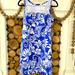 Lilly Pulitzer Dresses | Lilly Pulitzer Blue Floral White Lace Mirabelle Shift Dress Size 6 New!!!Sale | Color: Blue/White | Size: 6
