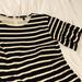 J. Crew Dresses | Jcrew Black And Cream Striped Dress | Color: Black/Cream | Size: S