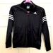Adidas Shirts & Tops | Adidas Black Long Sleeve Zip Up Jacket, Size Medium In Boys | Color: Black | Size: Mb