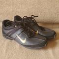 Nike Shoes | Mens Nike Zoom Sneakers Tennis Shoes Size 8 Black Gold | Color: Black/Gold | Size: 8