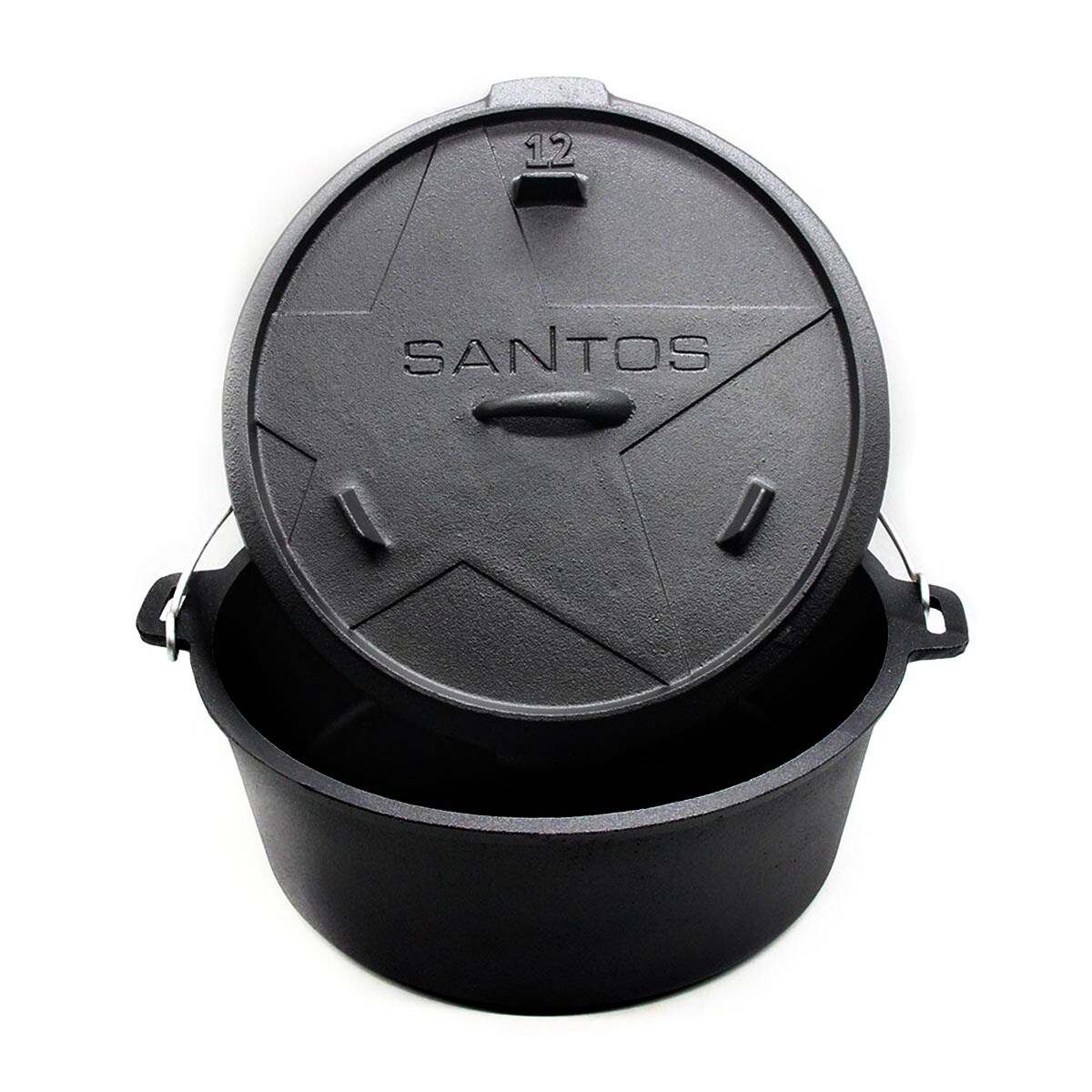 SANTOS BBQ Dutch Oven 12qt ohne Füße Image