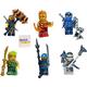 LEGO Ninjago Forbidden Spinjitzu Combo Pack (with weapons) - Lloyd Zane Jay Nya Cole Kai
