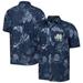 Men's Colosseum Navy Notre Dame Fighting Irish The Dude Camp Button-Up Shirt
