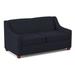 Edgecombe Furniture Phillips 68" Square Arm Loveseat w/ Reversible Cushions Other Performance Fabrics in Red/Blue | 34.5 H x 68 W x 36 D in | Wayfair