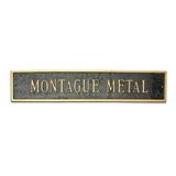 Montague Metal Products Inc. Classic Arch Extension Garden Plaque Metal | 4 H x 20.5 W x 0.32 D in | Wayfair PCS-66L -NGLS