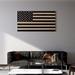 Williston Forge American Flag Wall Décor in Black/Brown | 38 H x 72 W x 0.8 D in | Wayfair CC9E6CF7C89340918B7E315C068B734A