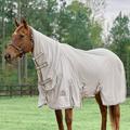 SmartPak Deluxe Combo Neck Fly Sheet w/ Earth Friendly Material - 78 - Silver w/ Silver & Magnet Trim - Smartpak