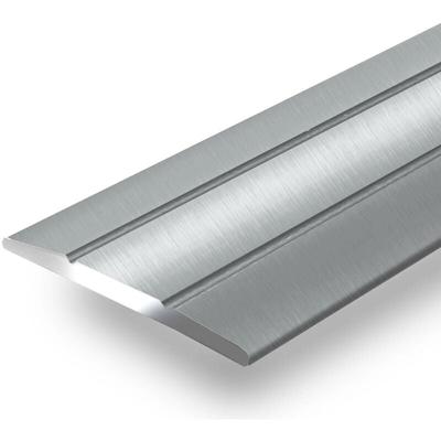 Bergangsprofil Abdeckleiste Firm K132 Form: c Breite: 36 mm Länge: 90 cm Selbstklebend Silber Image