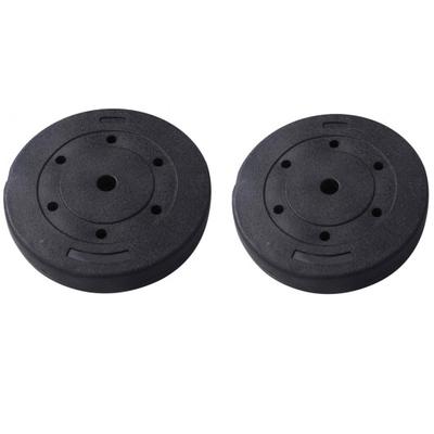 Costway 8kg x 2 Standard Strength Training 1.2-Inches Hole Weight Plates