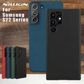 NILLKIN-Coque arrière pour Samsung Galaxy S22 Ultra 5G étui rigide conviviale ré Pro 360 Full