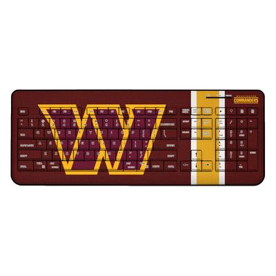 Washington Commanders Stripe Wireless Keyboard