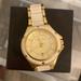 Michael Kors Accessories | Authentic Michael Kors Watch | Color: Gold/White | Size: Os