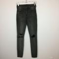 American Eagle Outfitters Jeans | Like New! American Eagle Jeggings Jeans Sz 0 X-Long Faded Black Gray Distressed | Color: Black/Gray | Size: 0 X-Long