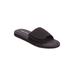 Wide Width Women's The Palmer Slip On Sandal by Comfortview in Black (Size 8 W)