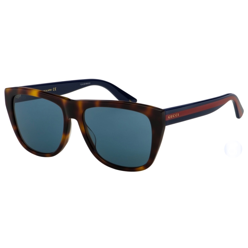 Gucci Accessories | Brand New Authentic Gucci Unisex Sunglasses Red/Gold/Blue (Both Original Boxes) | Color: Blue/Red | Size: Lens 57 W- Bridge W 16- Temple W 145- Lens H 48.5