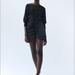 Zara Dresses | Nwot Zara Polka Dot Mini Dress | Color: Black/White | Size: Xs