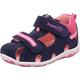 Superfit Mädchen Fanni Sandalen, Blau Rosa 8000, 24 EU