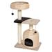 MidWest Homes For Pets Nest Cat Furniture 3-Tier Cat Tree Wood in Brown | 40.75 H x 29.5 W x 17.5 D in | Wayfair 134N-WT