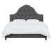 Birch Lane™ Alpine Tufted Upholstered Low Profile Standard Bed Polyester in Black | 56 H in | Wayfair 2BBD83A485B140E986B83BDD3E79CC1C