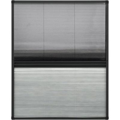 Vidaxl - Insektenschutz-Plissee für Fenster Alu 60x80 cm mit Jalousie 493150 Image