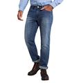 JP 1880 Herren große Größen Übergrößen Menswear L-8XL Jeans, FLEXNAMIC®, Kontrast Stitching, 5-Pocket, Straight Fit Mattes Jeansblau 30 711564190-30