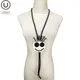 UKEBAY – collier Long avec pendentif pour femmes bijoux de visage faits à la main vêtements Punk