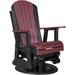 Poly Lumber Adirondack Swivel Glider Chair