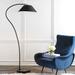 SAFAVIEH Lighting 69-inch Lumi Arc Black Floor Lamp - 33.5"x19.5"x69"