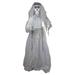 Spooky Town 6' Lighted and Animated Ghost Bride Halloween Decoration