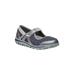 Women's Onalee Flat by Propet in Blue Silver (Size 12 X(2E))